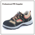 Suede Leather PU Injection Cheap Sport Safety Shoe